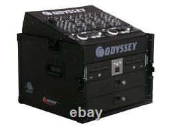 Odyssey Cases FZ1006BL New Black Label Combo 10 X 6 Rack Flight Ata Mixer Case