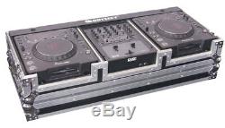 Odyssey Cases FZ10CDJW Flight Zone Ata DJ Cd Player Mixer Coffin Case New Return