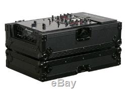 Odyssey Cases FZ10MIXBL New Black Label Flight Zone 10 DJ Mixer Case With Handles