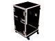 Odyssey Cases FZAR16W New 16 Space Amplifier Amp Rack Case With Swivel Casters