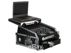 Odyssey Cases FZGS1002 New Flight Zone Glide Style 10U X 2U DJ Combo Rack Case