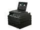 Odyssey Cases FZGS10BL New Black Label Glide Style Ata Flight Case For 19 Mixer