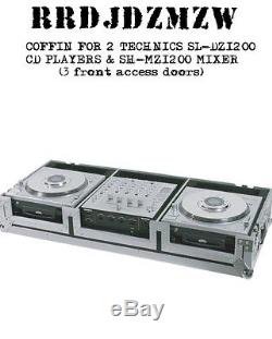 Odyssey Coffin for 2 Technics SL-DZ1200 CD Players & SH-MZ1200 Mixer