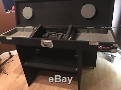Odyssey DJ Coffin withstand For 2 Turntables CD Player Mixer Rack And Laptop Rack