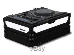 Odyssey FFX2LCDJBL Flight FX Series CD DJ CDJ Case with Front + Left LED Panel