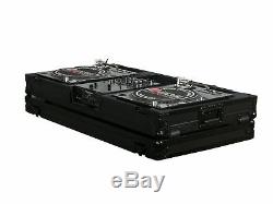 Odyssey FFXBM10WBL Universal Turntable LED Coffin With Wheels for 10 Format D