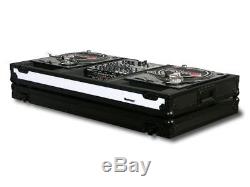 Odyssey FFXBM12WBL Flight FX Series 2x Battle Turntable +12 Mixer DJ Coffin