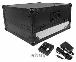 Odyssey FFXGS10BL Flight FX 10U Space 19 Mobile DJ Mixer Case with Laptop Shelf