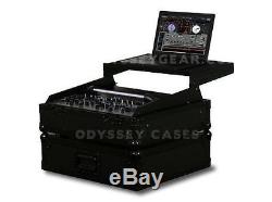 Odyssey FFXGS10BL Flight FX 10U Space 19 Mobile DJ Mixer Case with Laptop Shelf