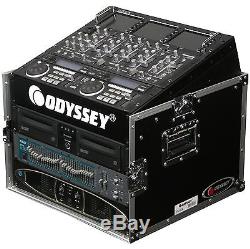 Odyssey FR1006 Flight Ready ATA Top Slanted 6U-10U 6-10 Space Mixer Combo Rack