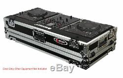 Odyssey FR10CDJWE DJ Coffin with Wheels For 2 Large CD Players CDJ + 10 Mixer