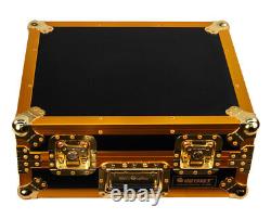 Odyssey FZ1200GOLD Limited Edition Gold Turntable Flight Case PROAUDIOSTAR