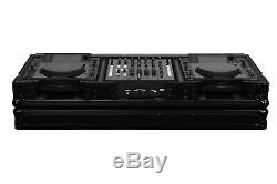 Odyssey FZ12CDJWBL 12 Format DJ Mixer and 2 Large Format Player All Black Rol