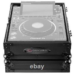 Odyssey FZ3000BL Flight Road Case in Black to fit Pioneer DJ CDJ-3000 Player