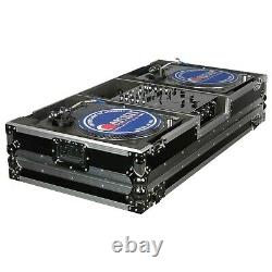 Odyssey FZBM10W, 10 Format DJ Mixer and Two Turntables Flight Coffin Case
