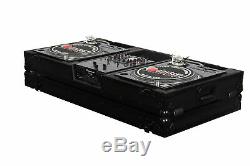 Odyssey FZBM10WBL Coffin, Fits 10 Mixer + 2 Turntables In Battle Mode