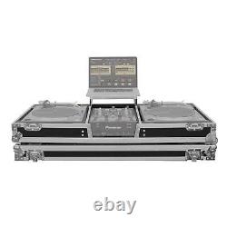 Odyssey FZGSLBM10WR Travel DJ Coffin Case for 10 Mixer + (2) Turntables idjnow