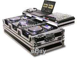 Odyssey FZGSP12CDJW New 12 Mixer & 2 Large Format Cd Media Players Coffin Case
