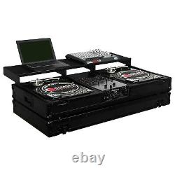 Odyssey FZGSPBM10WBL DJ Flight Case for 10 DJ Mixer and Two Turntables Black