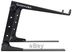 Odyssey LSTANDS Black Table Top Adjustable Digital DJ Laptop/Gear Stand L-Stand