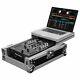 Odyssey Univeresal Low Profile 10 Format DJ Mixer Flight Case withGlide Platform