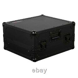 Open Box Odyssey FZGS10BL 10 Space 19 Rackmount Mixer Glide Style DJ Case