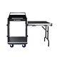 PRORECK 14U Road Case 20'' Rackable Depth with Slant Mixer Top One Side table