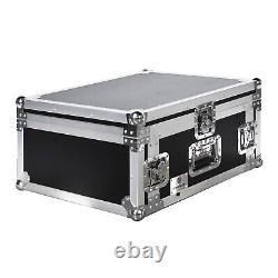 PRORECK 4U Rack/Road Case Pro Stage 20'' Rackable Depth With Slant Mixer Top