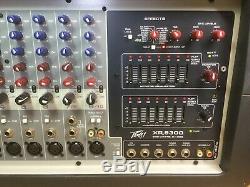 Peavey XR8300 powered mixer 600 Watts 2 X 300 Amp Monitor Tested Works Great