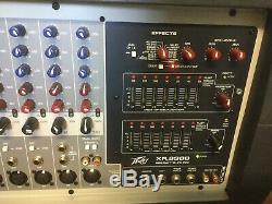 Peavey XR8300 powered mixer 600 Watts 2 X 300 Amp Monitor Tested Works Great