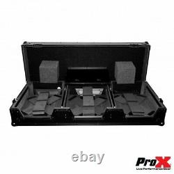 Pro X DJ Flight Case for Pioneer DJM-900 Mixer & Two CDJ-2000NXS2 Players(Black)