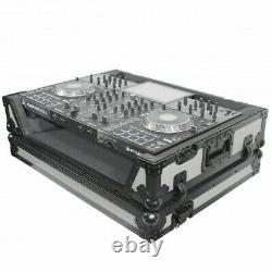 Pro X Flight Case for Denon Prime 4 Standalone DJ System withWheels (Black & Gray)