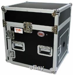 Pro X T-10MRSS 10U x 10U Space Rack Flight Case + FREE Sliding Laptop Shelf Incl