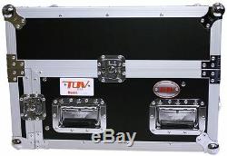 Pro X T-4MRSS Signature Series 4U+10U Space Slant Combo DJ ATA Rack Flight Case