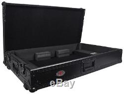 Pro X XS-DDJSZW All Black DJ ATA Flight Hard Case for Pioneer DDJ-SZ Controller