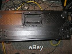 Pro-X XS-DNMC6000LT Black Denon DNMC6000 Controller DJ Flight Case WithGlide Shelf