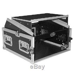 ProX 4U Rack Flight Case 10U slant mixer rack system