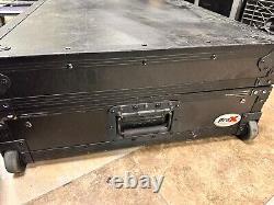 ProX DJ Case for Two Turntables and 10 Mixer Rane please read details