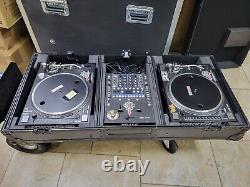 ProX DJ Case for Two Turntables and 10 Mixer Rane please read details