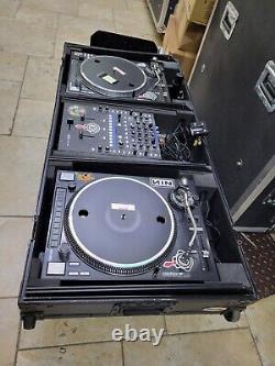 ProX DJ Case for Two Turntables and 10 Mixer Rane please read details