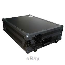 ProX Denon MCX8000 Case with Wheels Black on Black XS-MCX8000 WBL