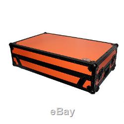 ProX Fitted Case for Pioneer DDJ-SZ DDJ-SZ2 DDJ-RZ Orange Black with Laptop Glide