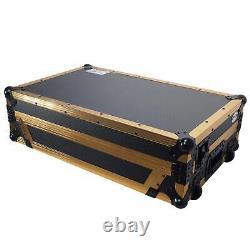 ProX Gold Black Laptop Flight Case fits Pioneer DDJ-1000SRT/FLX6/SX3 Controll