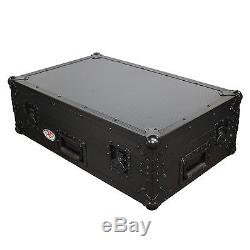 ProX Road Gig Ready Flight Case for Denon MC3000 MC2000 Controller, All Black