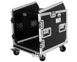 ProX T-10MRSS MK2 Universal 19 Rackmount Mixer Case 10U Top/10U Front withWheels