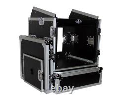 ProX T-10MRSS MK2 Universal 19 Rackmount Mixer Case 10U Top/10U Front withWheels