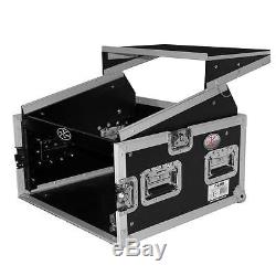 ProX T-6MRLT 6U Rack x 10U Top Mixer DJ Combo Flight Case w Laptop Shelf