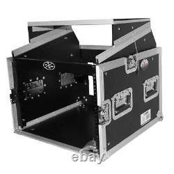 ProX T-8MRLT Flight Case DJ Combo 8U Rack x 10U Top Mixer with Shelf idjnow
