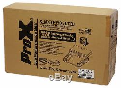 ProX X-MXTPRO3LTBL Black Travel Flight Case For Mixtrack Pro 3 with Laptop Shelf