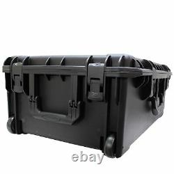 ProX XM-1101HW VaultX Large Watertight Case WithHandle, Wheels & Pluck-N-Pak Foam